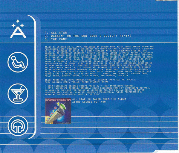 Smash Mouth : All Star (CD, Single, CD1)