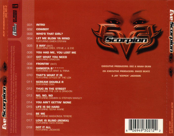 Eve (2) : Scorpion (CD, Album, S/Edition)