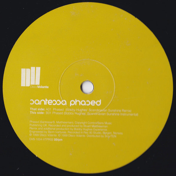 Santessa : Phased (12", Promo)