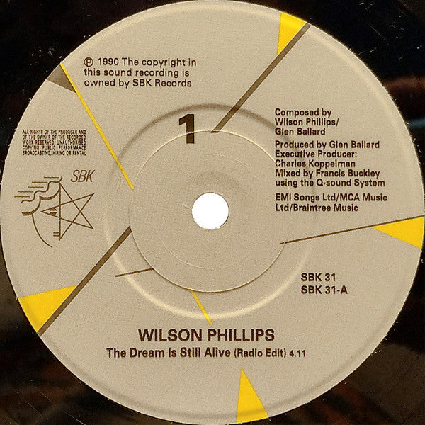 Wilson Phillips : The Dream Is Still Alive (7")
