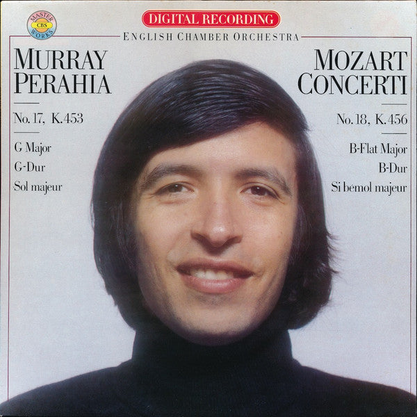 Wolfgang Amadeus Mozart – Murray Perahia ∙ English Chamber Orchestra : Mozart Concerti No. 17, K. 453 ∙ No. 18, K. 456 (LP, Album, RE)