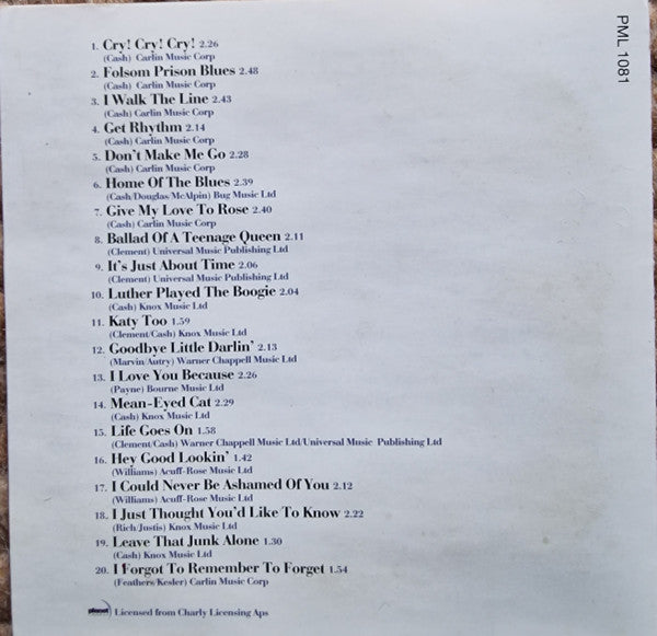 Johnny Cash : The Man In Black (CD, Comp)