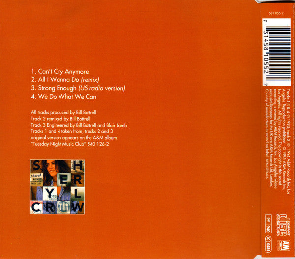 Sheryl Crow : Can't Cry Anymore (CD, Single)
