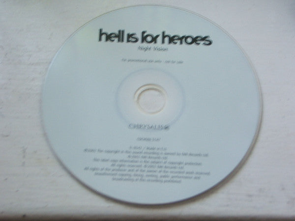 Hell Is For Heroes : Night Vision (CD, Single, Promo)