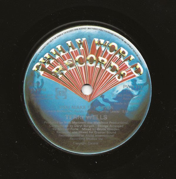 Terri Wells : You Make It Heaven (7")