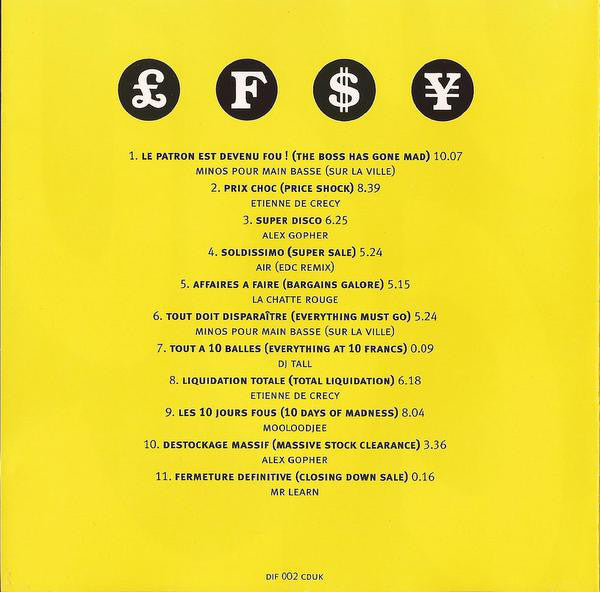 Etienne De Crécy : Super Discount (CD, Album)