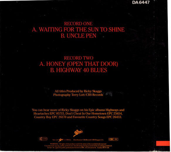 Ricky Skaggs : Fourtunes (2x7", Gat)