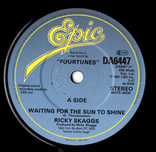 Ricky Skaggs : Fourtunes (2x7", Gat)