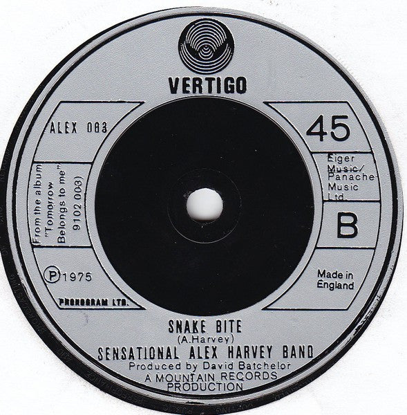 The Sensational Alex Harvey Band : Runaway (7", Single)