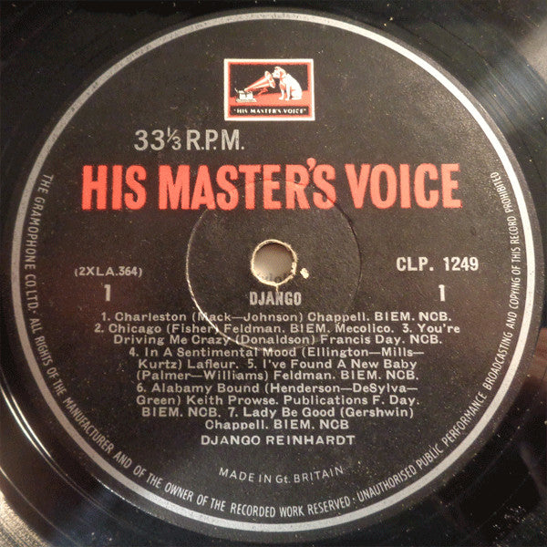 Django Reinhardt - Django (LP) (Very Good Plus (VG)) - DaddyPop