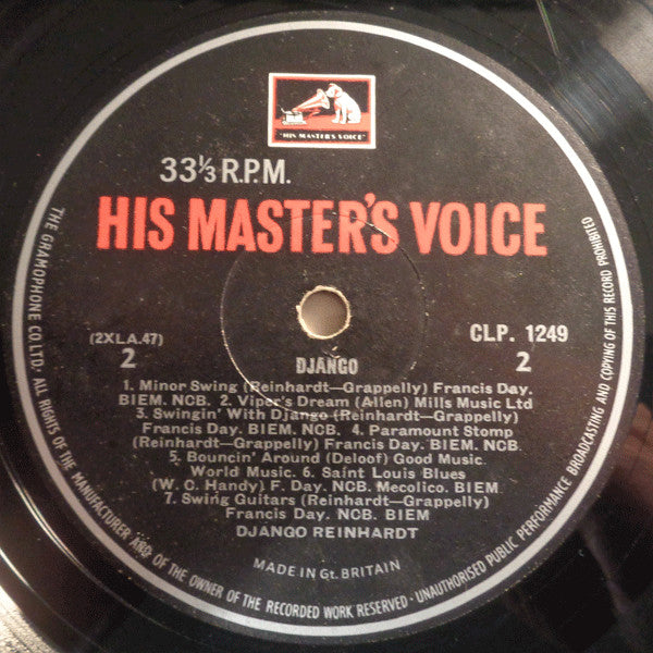 Django Reinhardt - Django (LP) (Very Good Plus (VG)) - DaddyPop