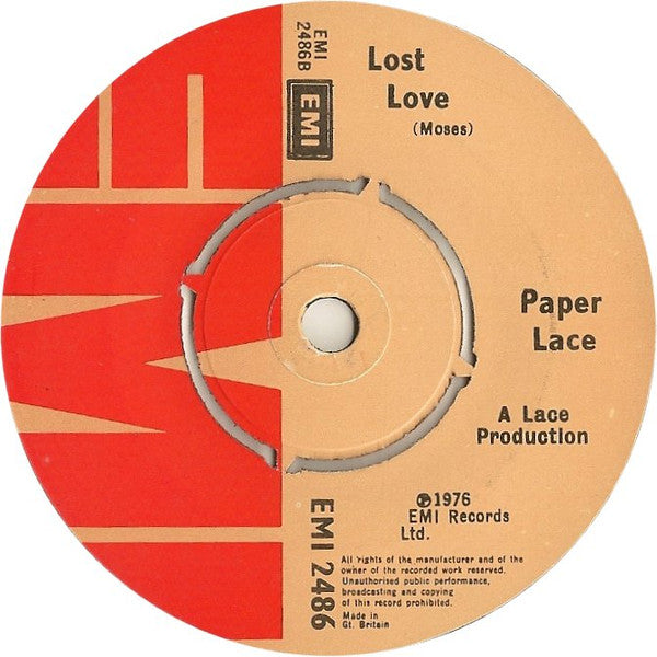 Paper Lace : I Think I'm Gonna Like It (7")