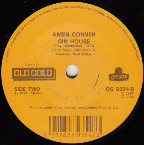 Amen Corner - Bend Me Shape Me (7) (Very Good (VG)) - DaddyPop
