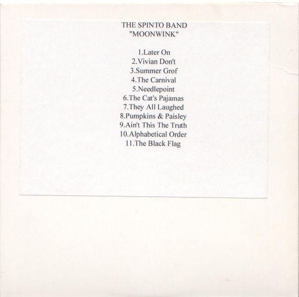 The Spinto Band : Moonwink (CDr, Album, Promo)