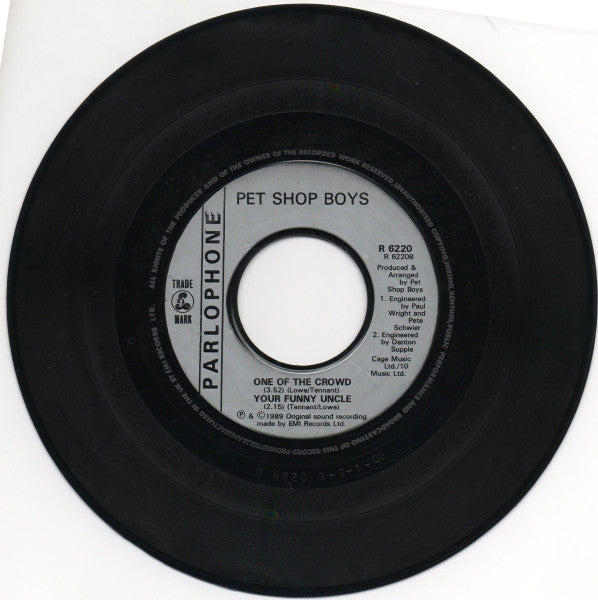 Pet Shop Boys : It's Alright (7", Single, Juk)