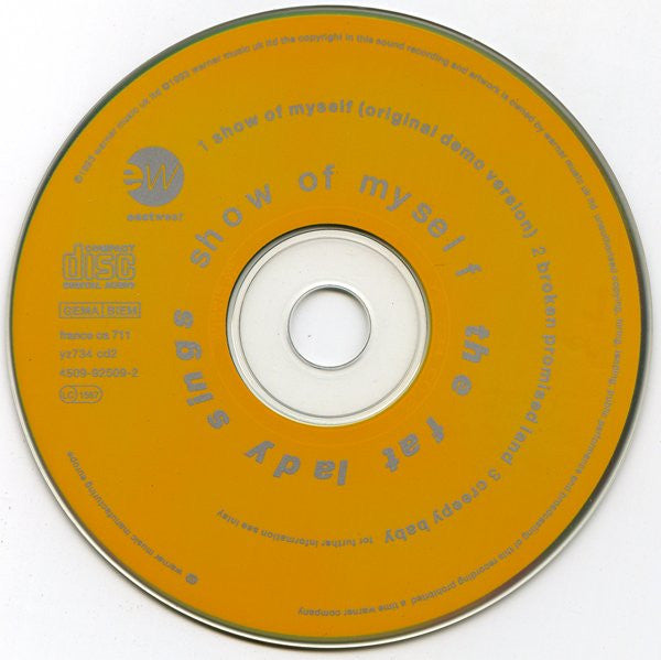 The Fat Lady Sings : Show Of Myself (CD, Single, Ltd)