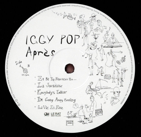 Iggy Pop : Après (LP, Album, RSD, Ltd, RE)