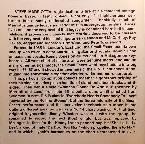 Small Faces : The Best Of Small Faces (CD, Comp)