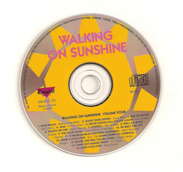 Various : Walking On Sunshine Volume 4 (CD, Comp)