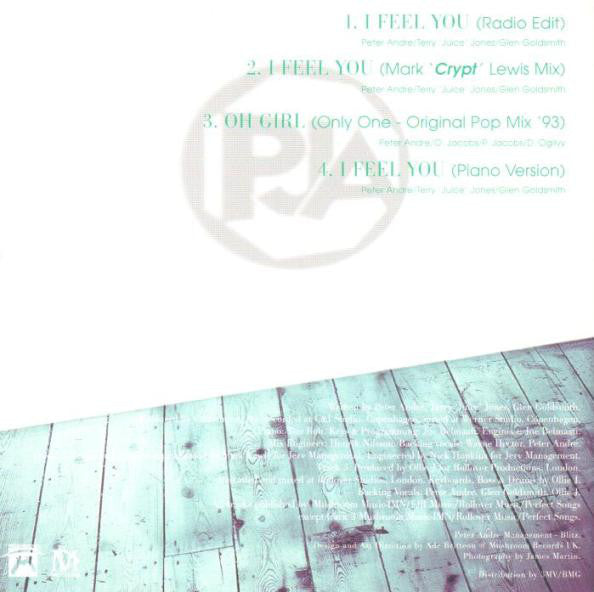 Peter Andre : I Feel You (CD, Single)