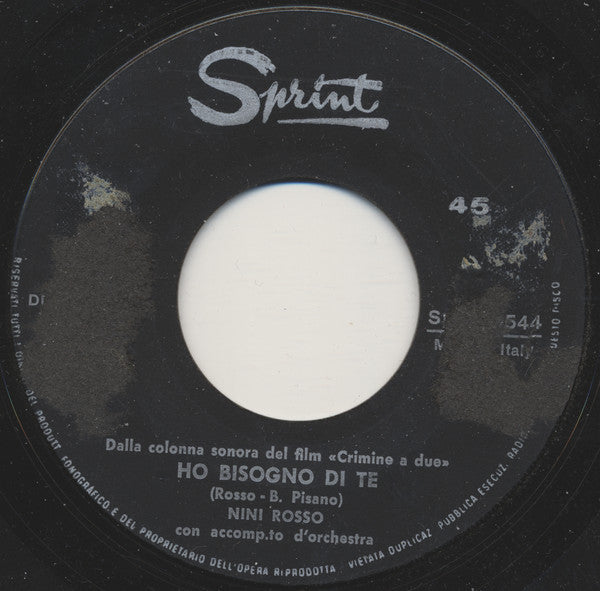 Nini Rosso : Il Silenzio (7", Single)