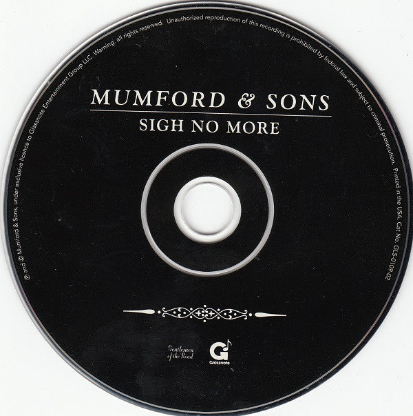 Mumford & Sons : Sigh No More (CD, Album)