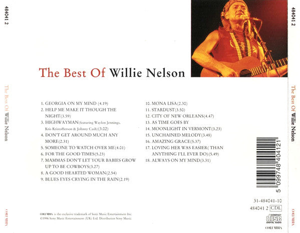Willie Nelson : The Best Of Willie Nelson (CD, Comp)