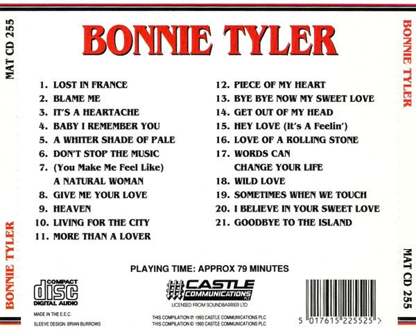 Bonnie Tyler : Bonnie Tyler (CD, Comp)