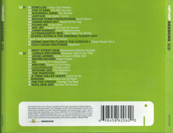 Various - HipHop Sessions (2xCD) (Near Mint (NM Or M-)) - DaddyPop