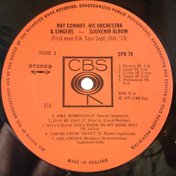 Ray Conniff & His Orchestra & Singers : Happiness Is Music (LP, Album)