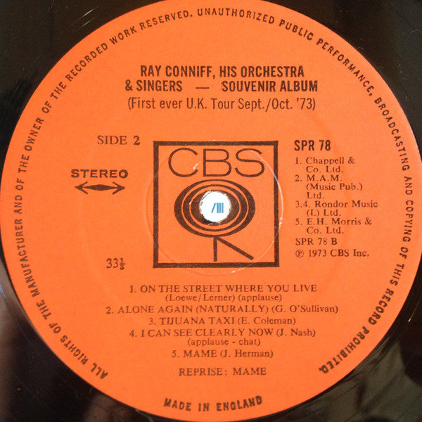 Ray Conniff & His Orchestra & Singers : Happiness Is Music (LP, Album)