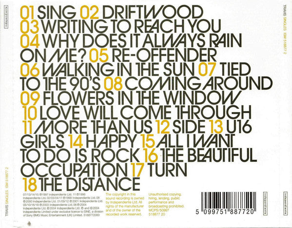 Travis : Singles (CD, Comp)