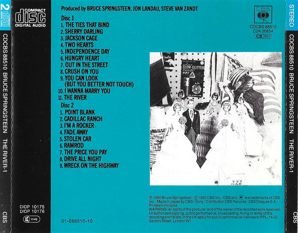 Bruce Springsteen : The River (2xCD, Album, RE, CBS)