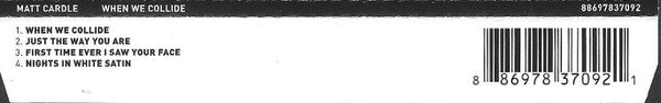 Matt Cardle : When We Collide (CD, Single)