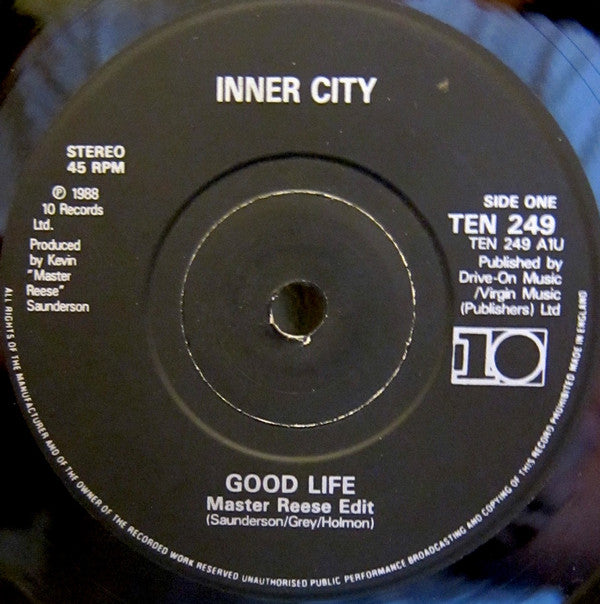 Inner City : Good Life (7", Single)