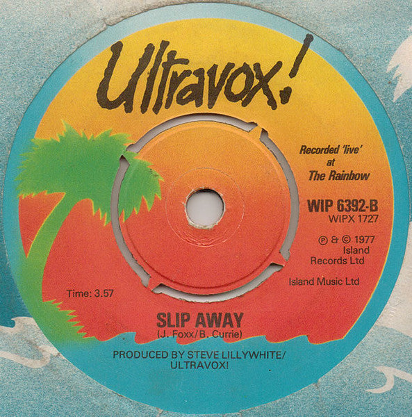 Ultravox : Young Savage (7", Single)