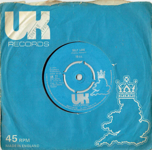 10cc - Silly Love (7) (Very Good (VG)) - DaddyPop