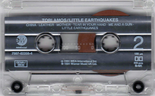 Tori Amos - Little Earthquakes (Cassette) (Very Good Plus (VG)) - DaddyPop