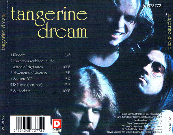 Tangerine Dream : Tangerine Dream (CD, Comp)
