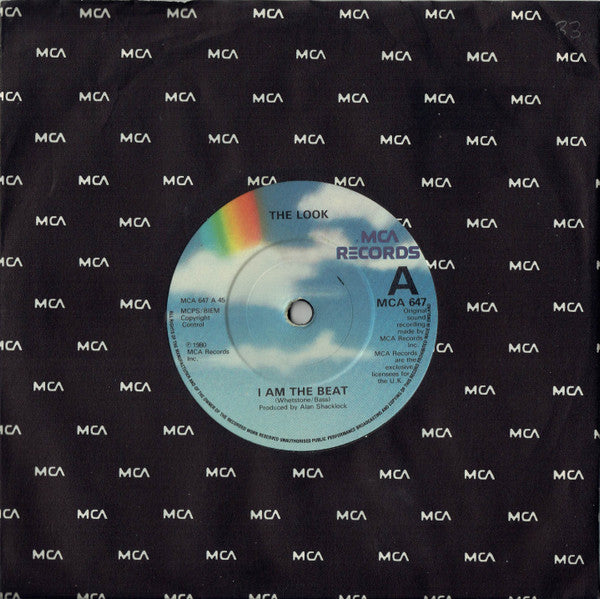 The Look (2) : I Am The Beat (7", Single, RE, Blu)