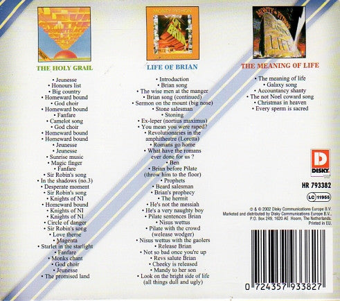 Monty Python : At The Movies (CD, Album, RE + CD, Album, RE + CD, Album, RE + Bo)