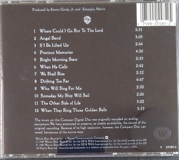 Emmylou Harris : Angel Band (CD, Album)