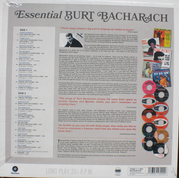 Burt Bacharach : Essential Burt Bacharach (LP, Comp, RE, 180)