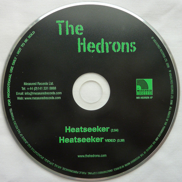 The Hedrons : Heatseeker (CD, Single, Enh, Promo)