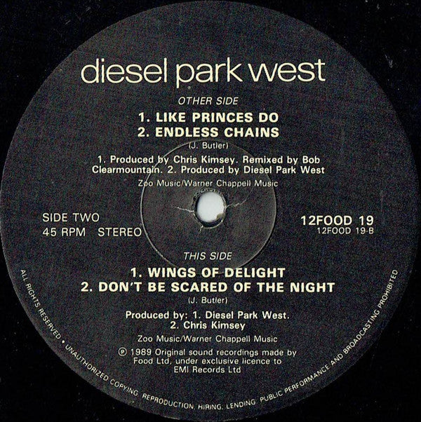 Diesel Park West : Like Princes Do (12", Single)