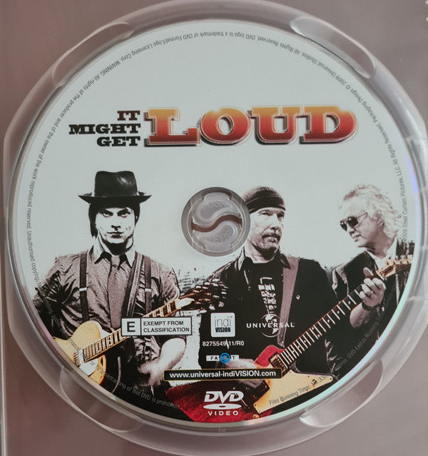 The Edge, Jimmy Page, Jack White (2) : It Might Get Loud (DVD-V, Copy Prot., PAL, Dol)