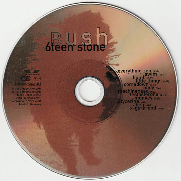 Bush : Sixteen Stone (CD, Album, RE)