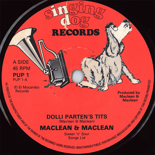 Maclean And Maclean : Dolli Parten's Tits (7", Single)