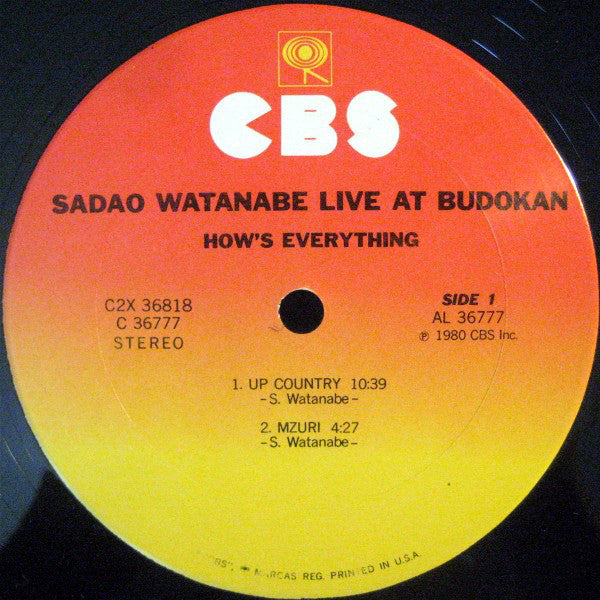 Sadao Watanabe : How's Everything (2xLP, Gat)