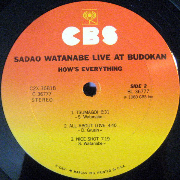 Sadao Watanabe : How's Everything (2xLP, Gat)